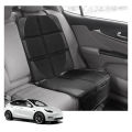 Car Seat Cover for Tesla Model 3 Y Juniper 2026 Oxford PU Leather Protector Mats Child Baby Cushion Protective Mat For Baby Kids.