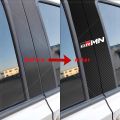 Car B-pillar Decal Auto Center Pillar Sticker Cover Scratches Decor For Toyota GR86 Corolla Supra Yaris Agya Aqua Camry C-HR. 