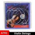 Violin Strings set Alice A703 Alloy Wound Silver Steel Violin Strings For all Violins. 