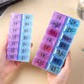14 Compartments Independent Pill Case Portable Medicine Box Home Office Travel Accessories. 