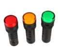 Red-Yellow-Green  Panel light 16mm 220v Ac 3Pcs. 