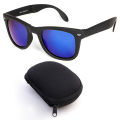 Portable Foldable Sunglasses Add Box Fashion Sun Glasses UV400 AC lenses non-slip Design Outdoor Goggles Men Women Retro Glass. 