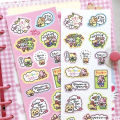 Korean Cartoon Cute Kawaii Graffiti Hand Drawn Rabbit Sticker Hand Account Photo Planner Diary Scrapbook DIY Decorative Stickers.