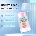Honey Peach Foot Care cream - 72H Moisturizing & Crack Repair, Natural Anti-Odor Formula, Portable Heel Balm for Dry/Calloused freshfeet.