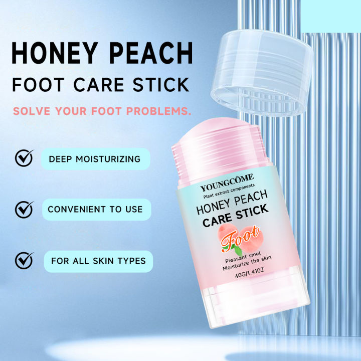 Honey%20Peach%20Foot%20Care%20cream%20-%2072H%20Moisturizing%20&%20Crack%20Repair,%20Natural%20Anti-Odor%20Formula,%20Portable%20Heel%20Balm%20for%20Dry/Calloused%20freshfeet%20-%20Image%204