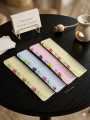 2-Piece Floral Print Hair Comb Set.