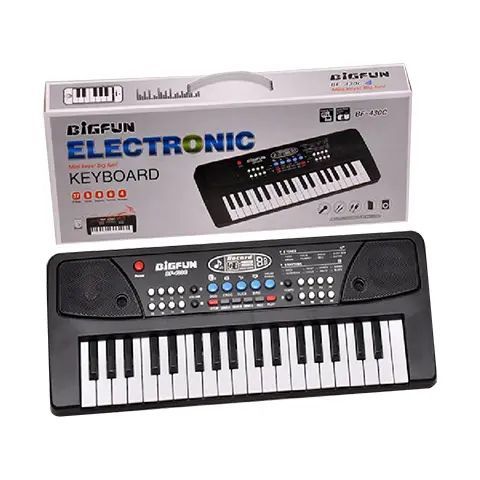 37-Key Electronic Keyboard Microphone Audio Cable USB Battery Box Multifunction Organ Piano Music Instrument Toys Kids