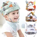 Soft baby head pillow protection cushion toddler pillow cartoon image 360 degree protection pillow breathable rebound anti-fall. 
