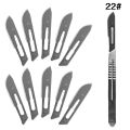 10 pc 20#--23# Carbon Steel Blades Knife Craft Carving Knife Mobile Phone Notebook Computer PCB Maintenance Manual Tool Blades. 