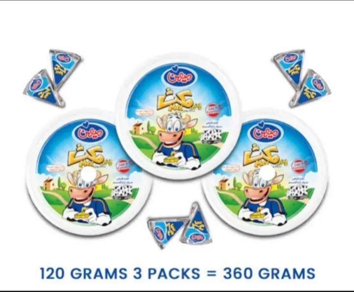 Mihan Triangle White Organic Cow Cheese [120 Gm]-Pack Of 3|Fresh & Natural|Best For Breakfast