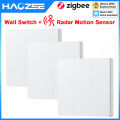 Zigbee Smart Wall Light Switch+Presence Sensor Electrical Outlet Switch No Neutral No Capacitor Required Alexa  Home lightify. 