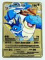 Vaporeon GX - Gold Foil Karta Pokemon Fan Art Card |. 