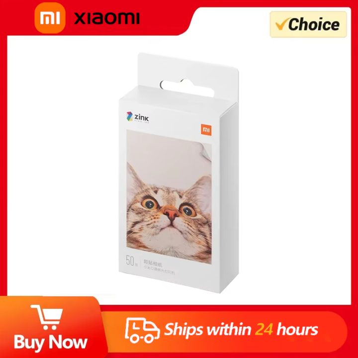  Mijia ZINK Pocket Printier Self-adhesive Photo Print Paper 50/100/200 Sheets For  3-inch Mini Pocket Photo Printer