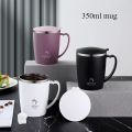 Portable Thermal Water Bottle 350ml Thermos Mug 304 Stainless Steel Coffee Cup with Handle Leak-Proof Vacuum Flask Insulated Cup. 