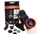 3 In 1 Universal Clip Camera Mobile Phone Lens Fish Eye + Macro + Wide Angle.