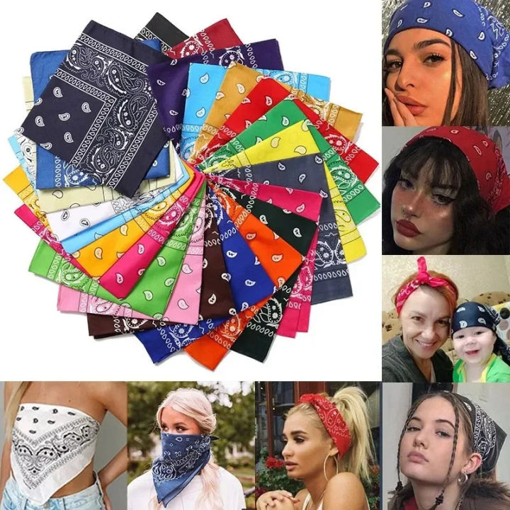 1/2/4PCS%20New%20Fashion%20Hip%20Hop%20100%25%20Cotton%20Bandana%20Square%20Scarf%2055cm*55cm%20Black%20Red%20Paisley%20Headband%20Printed%20For%20Women/Men%20-%20Image%202