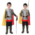 Children's knight costume role-playing performance costume party European knight armor medieval royal castle defense armor ninja. 