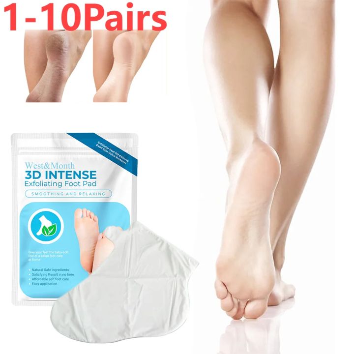 1-10 Pairs Exfoliating Callus Booties Feet Care Foot Mask Sheet Pack Nourish Smooth Moisturizing Foot Spa Skin Care for Feet