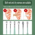 6Pcs/set Ear Cleaner Ear Wax Pickers Stainless Steel Earpick Wax Remover Piercing Kit Earwax Curette Spoon Care Ear Clean Tools. 