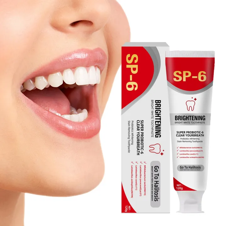 Sp 6 Ultra Whitening Sp 6 Toothpaste Ultra Whitening Toothpaste Sp - 6 Probiotic Brightening ToothpasteDeep Cleaning Care Toothp