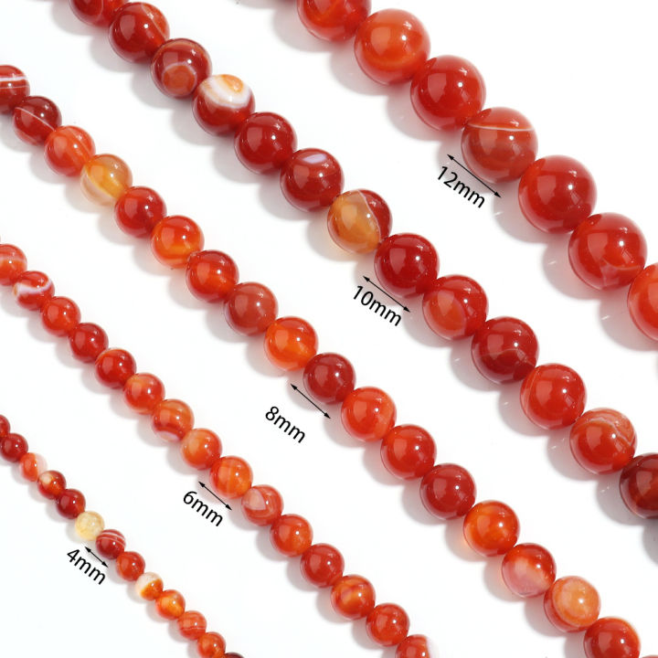 1%20Strand%20Orange%20Natural%20Agate%20Loose%20Beads%20Gemstone%20Round%20Beads%20Natural%20Stone%20for%20Jewelry%20Making%20DIY%204/6/8/10/12mm%20-%20Image%205