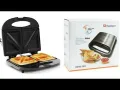 Dawlance Non stick Sandwich Maker Silver Metallic DWSM-7900. 