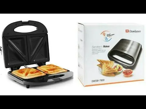Dawlance Non stick Sandwich Maker Silver Metallic DWSM-7900