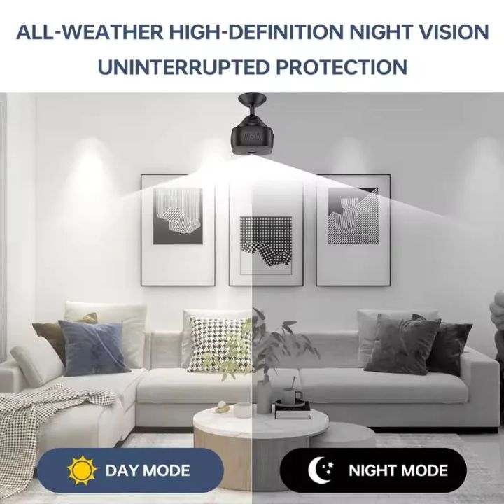 Security%20Camera%20Mini%20Full%20Color%20Night%20Vision%20High%20Definition%20WiFi%20Monitor%20Waterproof%20Motion%20Detect%20Surveillance%20Smart%20Home%20-%20Image%204