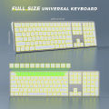 RGB Wireless Bluetooth Keyboard Full Size Multi-Purpose Rechargeable Keyboard Backlight Gaming Keyboard for Tablet PC. 