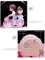 Uonehome ready to send h024 romantic love crystal ball music Valentine birthday gift to friends gift wrapping card. 