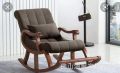 EASY CHAIR big size Rocking chair sleeping chair relaxer chair solid sheesham wood soft master foam 10 years guarantee customize. 