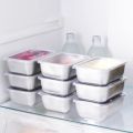 Stainless Steel Food Storage Container with Lid - Airtight Fresh-Keep Box for Fridge | Small Thickened Kitchen Organizer. 
