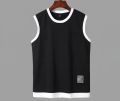Men’s Designer Tank Top | Contrast Ribbed Neck Sleeveless Vest. 