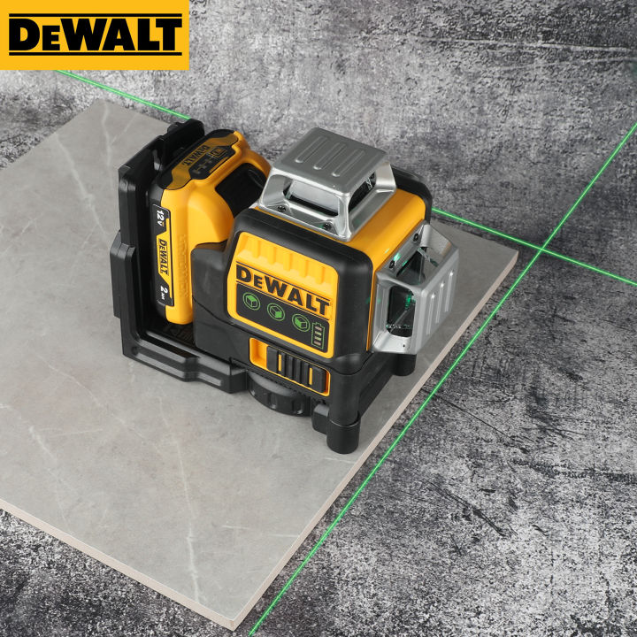 Dewalt DW089LG 12V lithium battery,3-sided 360 degree 12 line laser level,automatic leveling,American standard