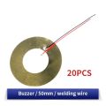 5/10/20pcs Buzzer Piezoelectric Piezo Ceramic Wafer Plate Dia 12/15/18/20/27/35/50MM With wire Buzzer Loudspeaker for Audio. 
