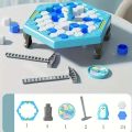 Save Penguin Knocking Ice Toy, Ice Breaker Knocking And Disassembling Wall Board Game Novelty Game Interactive Toy.