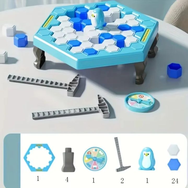 Save%20Penguin%20Knocking%20Ice%20Toy,%20Ice%20Breaker%20Knocking%20And%20Disassembling%20Wall%20Board%20Game%20Novelty%20Game%20Interactive%20Toy%20-%20Image%204