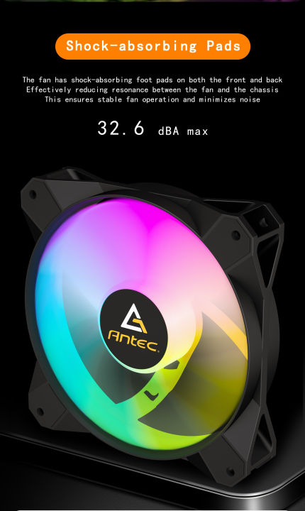 Antec%205v%203%20Pin%20ARGB%20PWM%204Pin%20Fan%20120mm%20PC%20Case%20Fan%20CPU%20Cooling%20Fans%2012V%20RGB%2012cm%20Gaming%20Computer%20Fan%20-%20Image%203