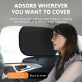 New Auto Sun Shade Cover Front Rear Side Window Shield Car Sun UV Blocking Electrostatic Sun Visor Curtains for Car Side Window. 