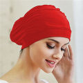 Swimming Hat Women Unisex Girls Long Hair Bathing Cap Swimming Cap Stretch Drape Free Size Swim Pool Sport Elastic Nylon Turban. 