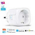EU Socket 16A/20A Wifi Plug Power Outlet Alexa  Home Works with Tuya Smart Life APP Remote Voice Control. 