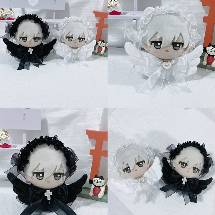 10cm%20Nunu%20Doll%20Angel%20Devil%20Series%20Clothes%20Cotton%20Doll%20Headband%20Korean%20Idol%20Doll%20Exquisite%20Replacement%20Dress%20-%20Image%202