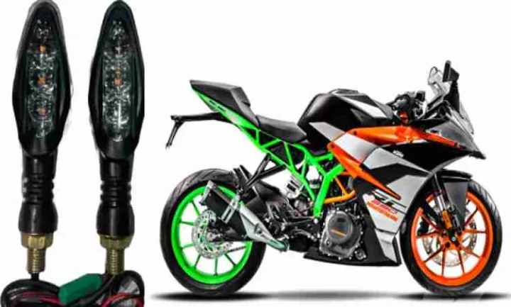 Universal Front,Rear LED Indicator For KTM Duke, Yamaha,TVS, Bajaj