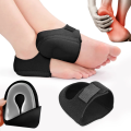 Plantar Fasciitis Heel Spur Foot Support With U-Shaped Silicone Gel Heel Cups for Heel Pain Relief Insoles for Man Woman Walking.