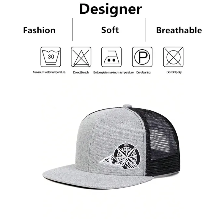 Unisex%20Compass%20Mountain%20Embroidery%20Hip-hop%20Net%20Hats%20Spring%20Summer%20Outdoor%20Adjustable%20Casual%20Baseball%20Caps%20Sunscreen%20Hat%20-%20Image%206