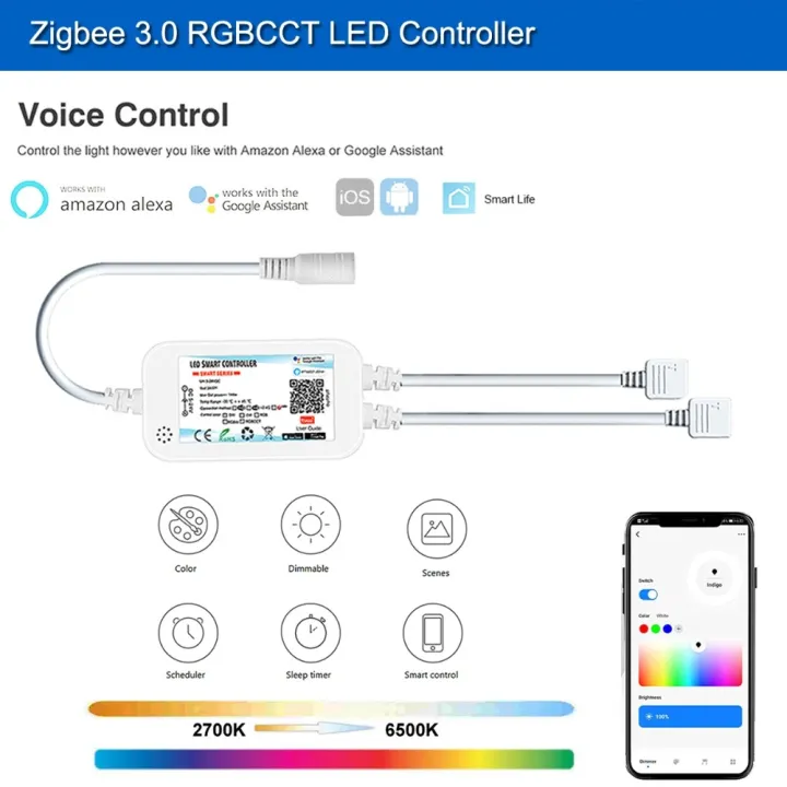 5M%2010M%2024V%20Zigbee3.0%20RGB%20COB%20LED%20Strip%20Light%20Tape%20840leds/m%20Flexible%20LED%20String%20Light%20Home%20Decor%20Tuya%20Zigbee%20APP%20fr%20Alexa%20%20-%20Image%202