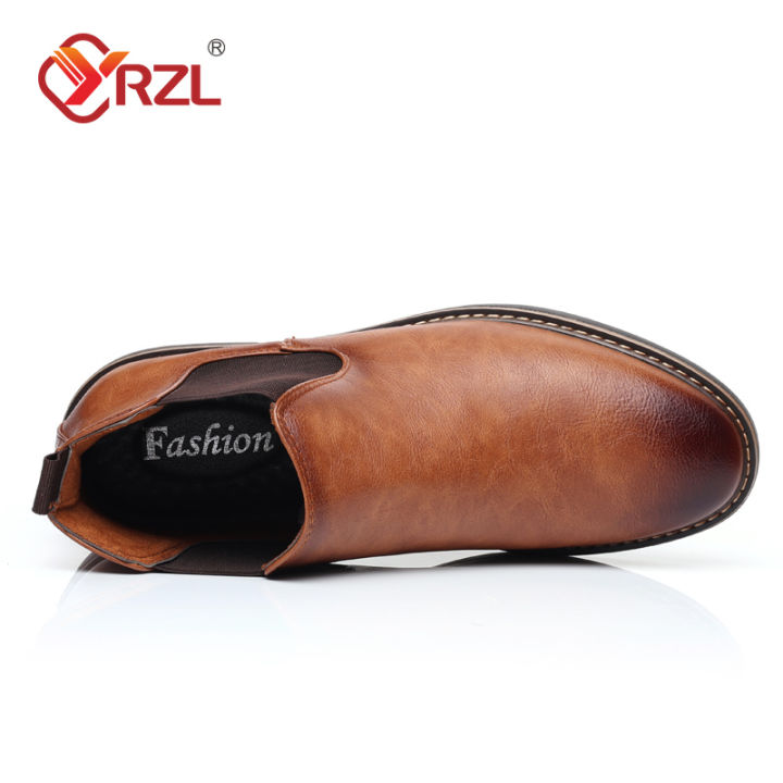 YRZL%2039~47%20Men%20Chelsea%20Boots%20Brand%20Retro%20Comfortable%20PU%20Leather%20Ankle%20Boots%20Men%202025%20Fashion%20Black%20Brown%20Mens%20Boots%20-%20Image%203