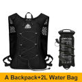 Running Hydration Vest Backpack Men Outdoor Sport Bag Trail Marathon Jogging Hiking Backpack Option Water Bag Flask 500ML 2L. 