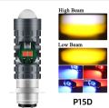 Motorcycle 4 colour headlight Led bulb wd motorway light functions ( fit in all cd70cc nd cg125 bikes ). 