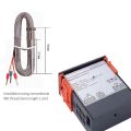 MH-1301B Digital Temperature Controller -99~400&deg;C PT100 M8 Probe Thermocouple Sensor Embedded Thermostat 220V Heating Cooling. 